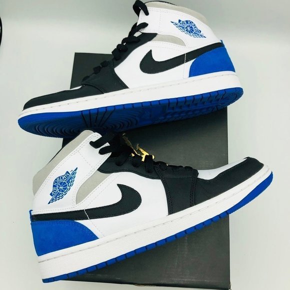 Men's Jordan 1 Mid SE Union Royal Shoes Sz 8.5 - Picture 1 of 11